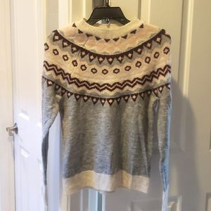Halogen X Atlantic Pacific Fair Isle Sweater XL NEW